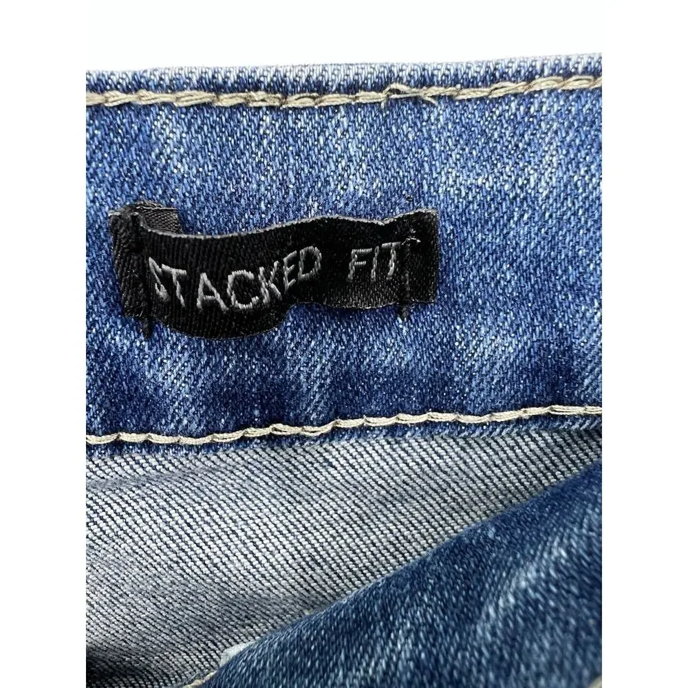 WAIMEA Boys Stacked Fit Cargo Jeans-‎ Size 18 Vintage Wash